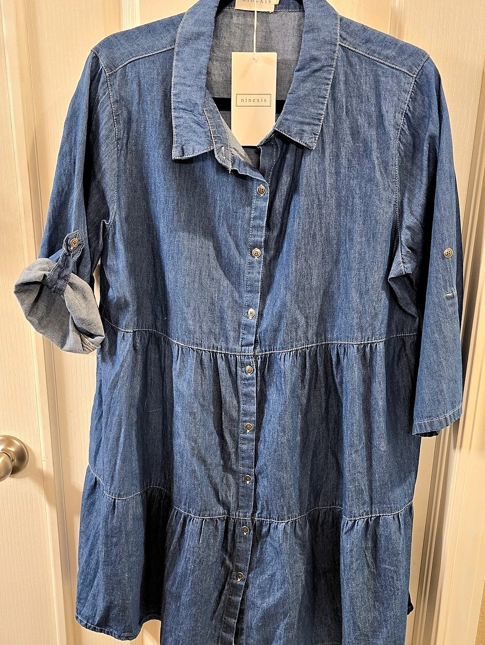 Ninexis Blue Denim Mini Dress